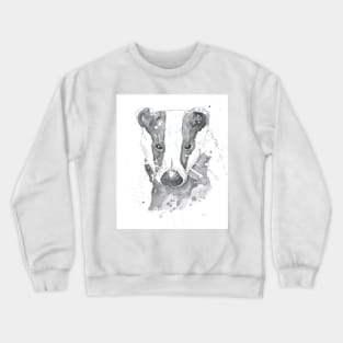 Badger portrait Crewneck Sweatshirt